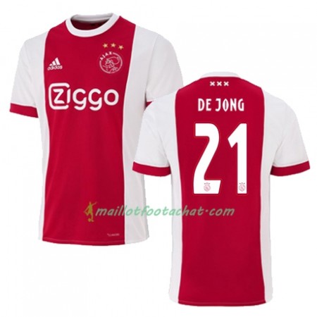 Maillot Ajax FRENKIE DE JONG Domicile 2017/2018 Maillot Ajax FRENKIE DE JONG Domicile 2017/2018