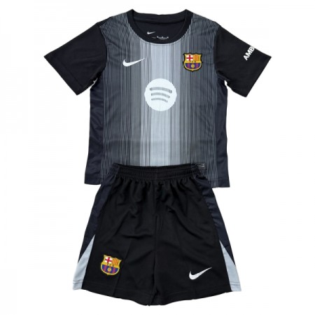 Maillot FC Barcelone Gardien Enfant Noire 2025-26