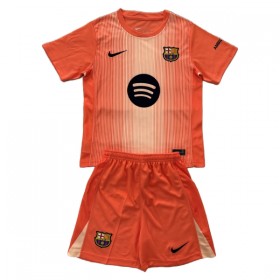 Maillot FC Barcelone Gardien Enfant Orange 2025-26