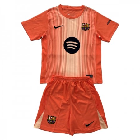 Maillot FC Barcelone Gardien Enfant Orange 2025-26