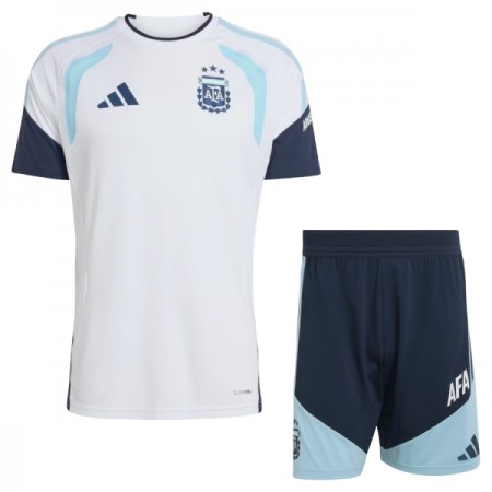 Argentine Enfant Coupe du Monde 2026 Maillot d'Entraînement Blanche