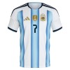 Maillot Argentine De Paul 7 Domicile Coupe du Monde 2026