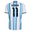 Maillot Argentine Di Maria 11 Domicile Coupe du Monde 2026