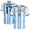 Maillot Argentine Garnacho 17 Domicile Coupe du Monde 2026