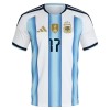 Maillot Argentine Garnacho 17 Domicile Coupe du Monde 2026