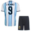 Maillot Argentine J. Alvarez 9 Enfant Domicile Coupe du Monde 2026