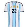 Maillot Argentine Lautaro Martinez 22 Domicile Coupe du Monde 2026