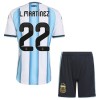 Maillot Argentine Lautaro Martinez 22 Enfant Domicile Coupe du Monde 2026