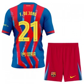Maillot FC Barcelone Frenkie de Jong 21 Enfant Quatrième 2025-26
