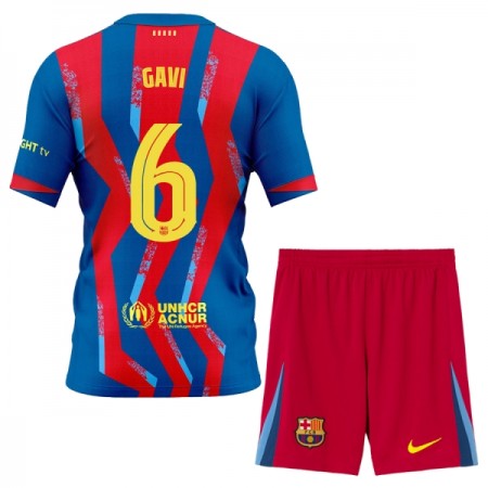 Maillot FC Barcelone Gavi 6 Enfant Quatrième 2025-26 Maillot FC Barcelone Gavi 6 Enfant Quatrième 2025-26
