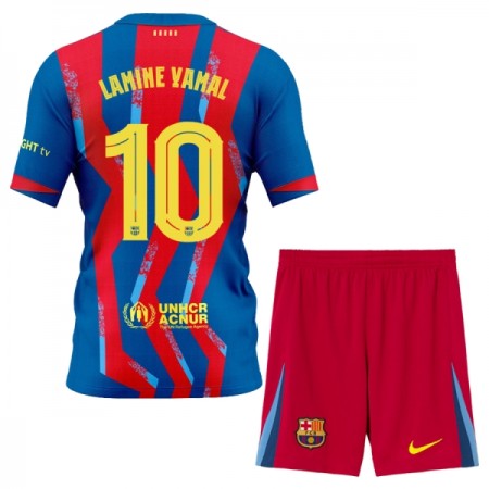Maillot FC Barcelone Lamine Yamal 10 Enfant Quatrième 2025-26