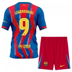 Maillot FC Barcelone Lewandowski 9 Enfant Quatrième 2025-26