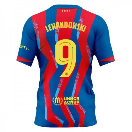 Maillot FC Barcelone Lewandowski 9 Quatrième 2025-26