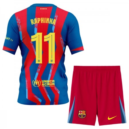 Maillot FC Barcelone Raphinha 11 Enfant Quatrième 2025-26