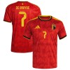 Maillot Belgique De Bruyne 7 Domicile Coupe du Monde 2026
