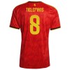 Maillot Belgique Tielemans 8 Domicile Coupe du Monde 2026