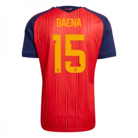 Maillot Espagne Baena 15 Domicile Coupe du Monde 2026