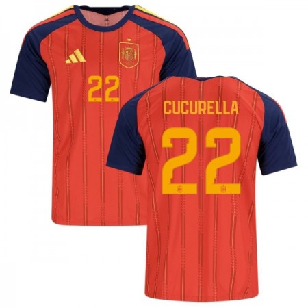 Maillot Espagne Cucurella 22 Domicile Coupe du Monde 2026