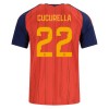 Maillot Espagne Cucurella 22 Domicile Coupe du Monde 2026
