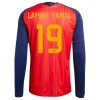 Maillot Espagne Lamine Yamal 19 Domicile Coupe du Monde 2026 Manche Longue