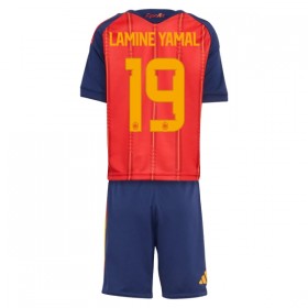 Maillot Espagne Lamine Yamal 19 Enfant Domicile Coupe du Monde 2026