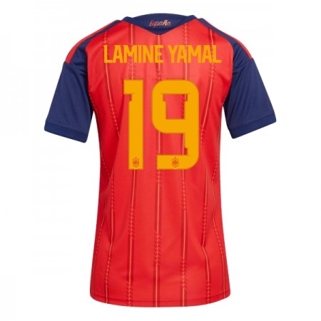 Maillot Espagne Lamine Yamal 19 Femme Domicile Coupe du Monde 2026
