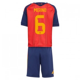 Maillot Espagne Merino 6 Enfant Domicile Coupe du Monde 2026