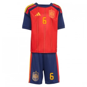 Maillot Espagne Merino 6 Enfant Domicile Coupe du Monde 2026