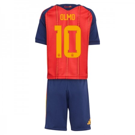 Maillot Espagne Olmo 10 Enfant Domicile Coupe du Monde 2026