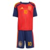 Maillot Espagne Olmo 10 Enfant Domicile Coupe du Monde 2026