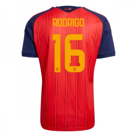 Maillot Espagne Rodrigo 16 Domicile Coupe du Monde 2026
