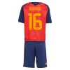 Maillot Espagne Rodrigo 16 Enfant Domicile Coupe du Monde 2026