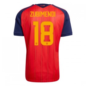 Maillot Espagne ZUBIMENDI 18 Domicile Coupe du Monde 2026