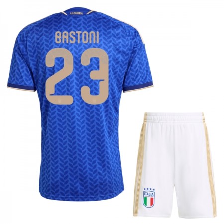 Maillot Italie Bastoni 23 Enfant Domicile Coupe du Monde 2026