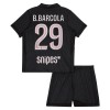 Maillot Paris Saint Germain B. Barcola 29 Jordan Enfant Quatrième 2025-26