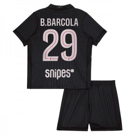 Maillot Paris Saint Germain B. Barcola 29 Jordan Enfant Quatrième 2025-26