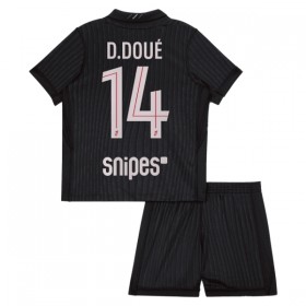 Maillot Paris Saint Germain D. Doue 14 Jordan Enfant Quatrième 2025-26