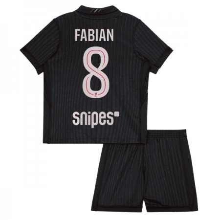 Maillot Paris Saint Germain Fabian 8 Jordan Enfant Quatrième 2025-26