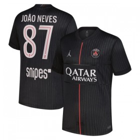 Maillot Paris Saint Germain Joao Neves 87 Jordan Quatrième 2025-26