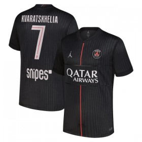 Maillot Paris Saint Germain Kvaratskhelia 7 Jordan Quatrième 2025-26