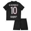 Maillot Paris Saint Germain O. Dembele 10 Jordan Enfant Quatrième 2025-26