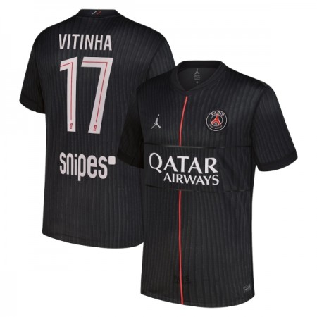 Maillot Paris Saint Germain Vitinha 17 Jordan Quatrième 2025-26 Maillot Paris Saint Germain Vitinha 17 Jordan Quatrième 2025-26