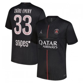 Maillot Paris Saint Germain Zaire-Emery 33 Jordan Quatrième 2025-26