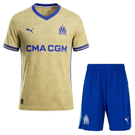 Maillot Olympique de Marseille Enfant Quatrième 2025-26