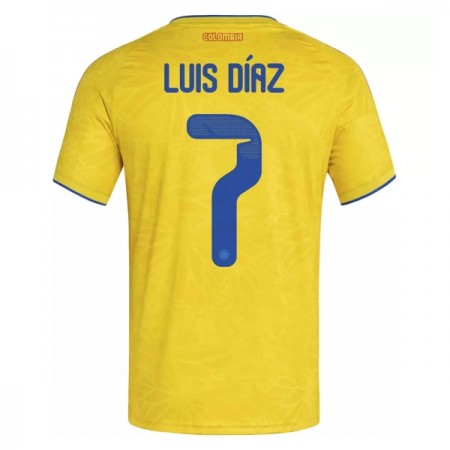 Maillot Colombie Luis Diaz 7 Domicile Coupe du Monde 2026