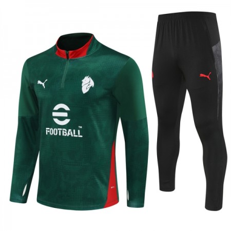 AC Milan Kit sweat-shirt d'entraînement Verte 2025-26 Quart-Zip