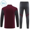 Arsenal Enfant Kit sweat-shirt d'entraînement Rouge 2025-26 Quart-Zip