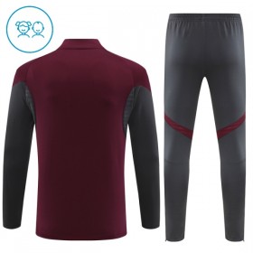 Arsenal Enfant Kit sweat-shirt d'entraînement Rouge 2025-26 Quart-Zip