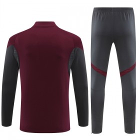 Arsenal Kit sweat-shirt d'entraînement Rouge 2025-26 Quart-Zip