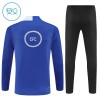Chelsea Enfant Kit sweat-shirt d'entraînement Bleue 2025-26 Quart-Zip